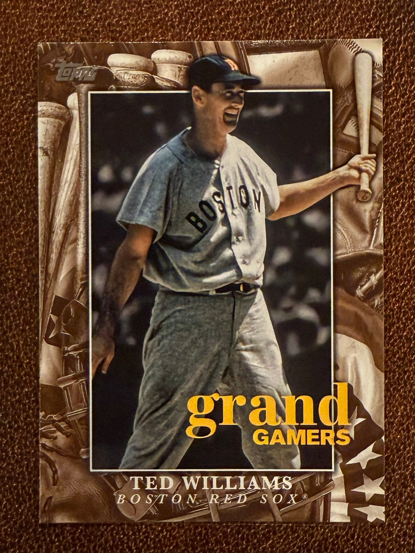 Ted Williams - 2024 Topps Series 1 - Grand Gamers - Red Sox