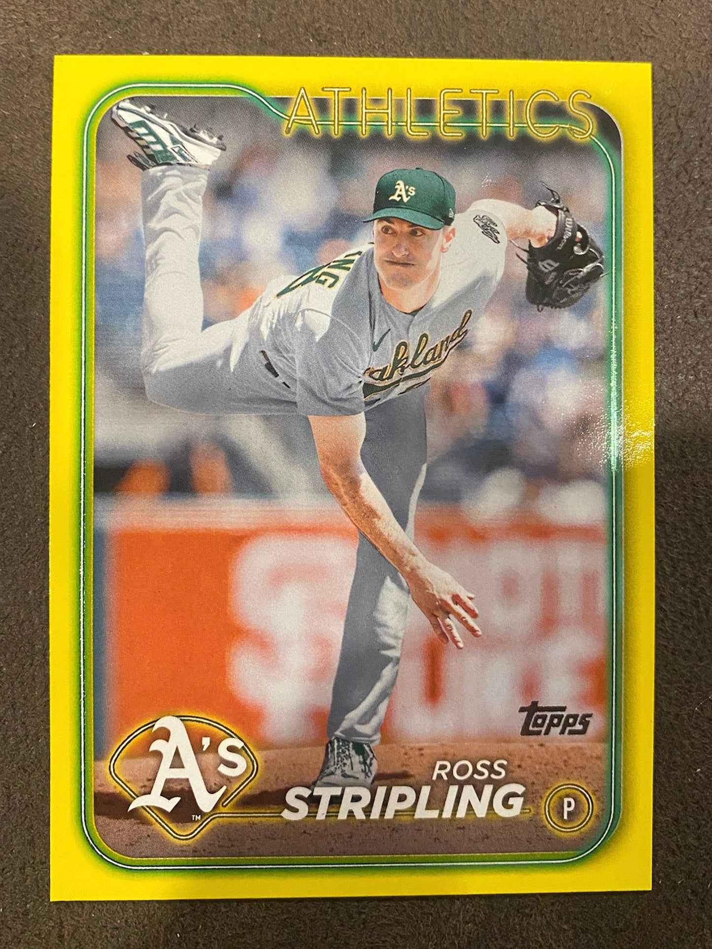Ross Stripling - 2024 Topps Series 2 - Yellow Parallels - Athletics