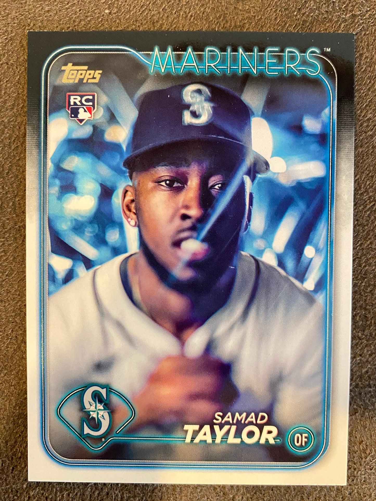 Samad Taylor - 2024 Topps Update - SSP Gold Mirror - Mariners