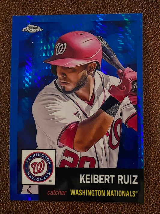 Keibert Ruiz - 2022 Topps Chrome Platinum Anniversary - Blue Prism - Nationals