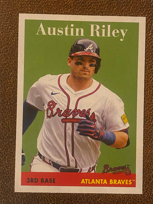 Austin Riley - 2025 Topps Heritage - 25th Anniversary Insert - Braves
