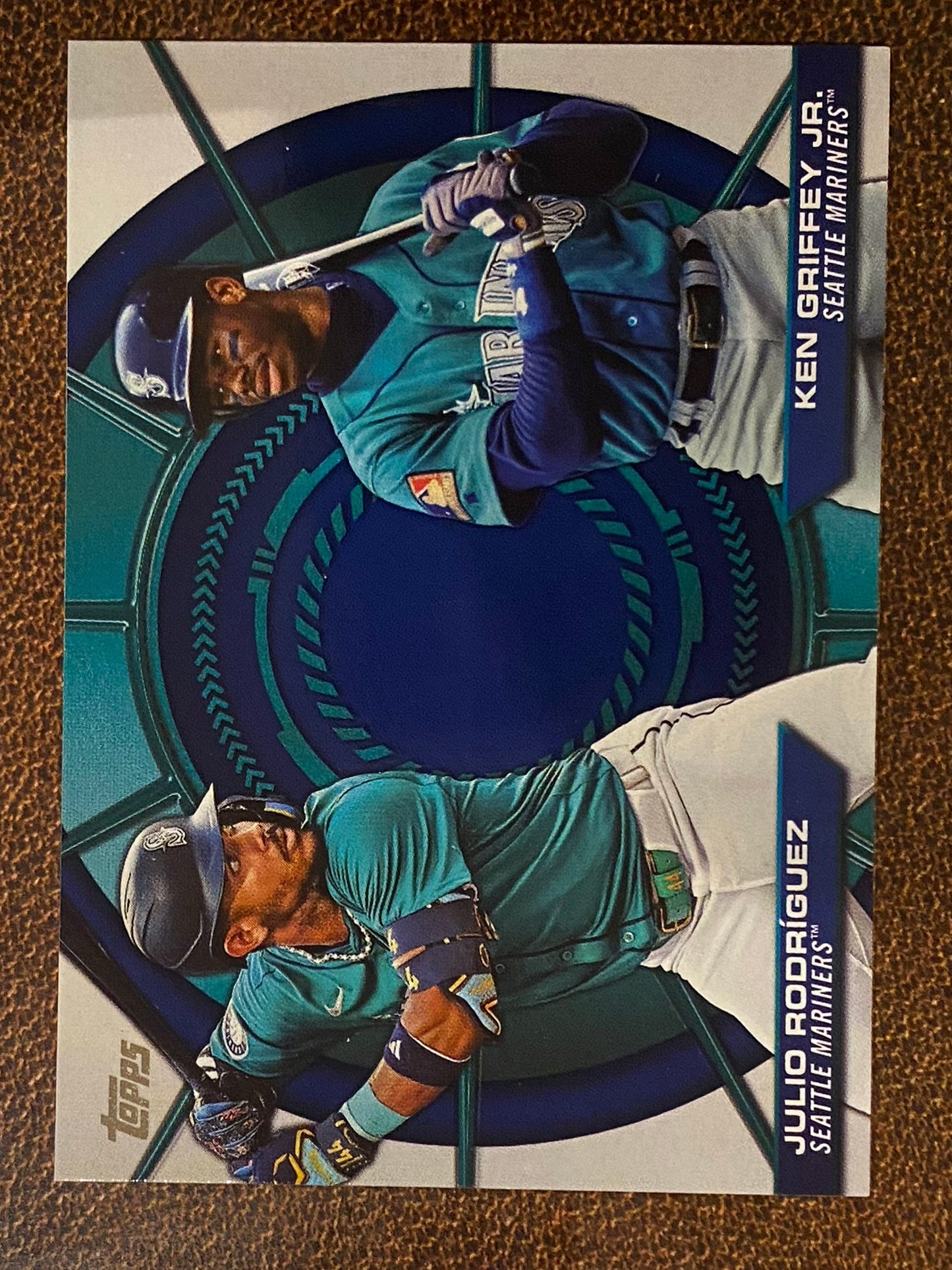 Ken Griffey Jr./Julio Rodriguez - 2025 Topps Series 2 - Dynamic Duo Insert - Mariners