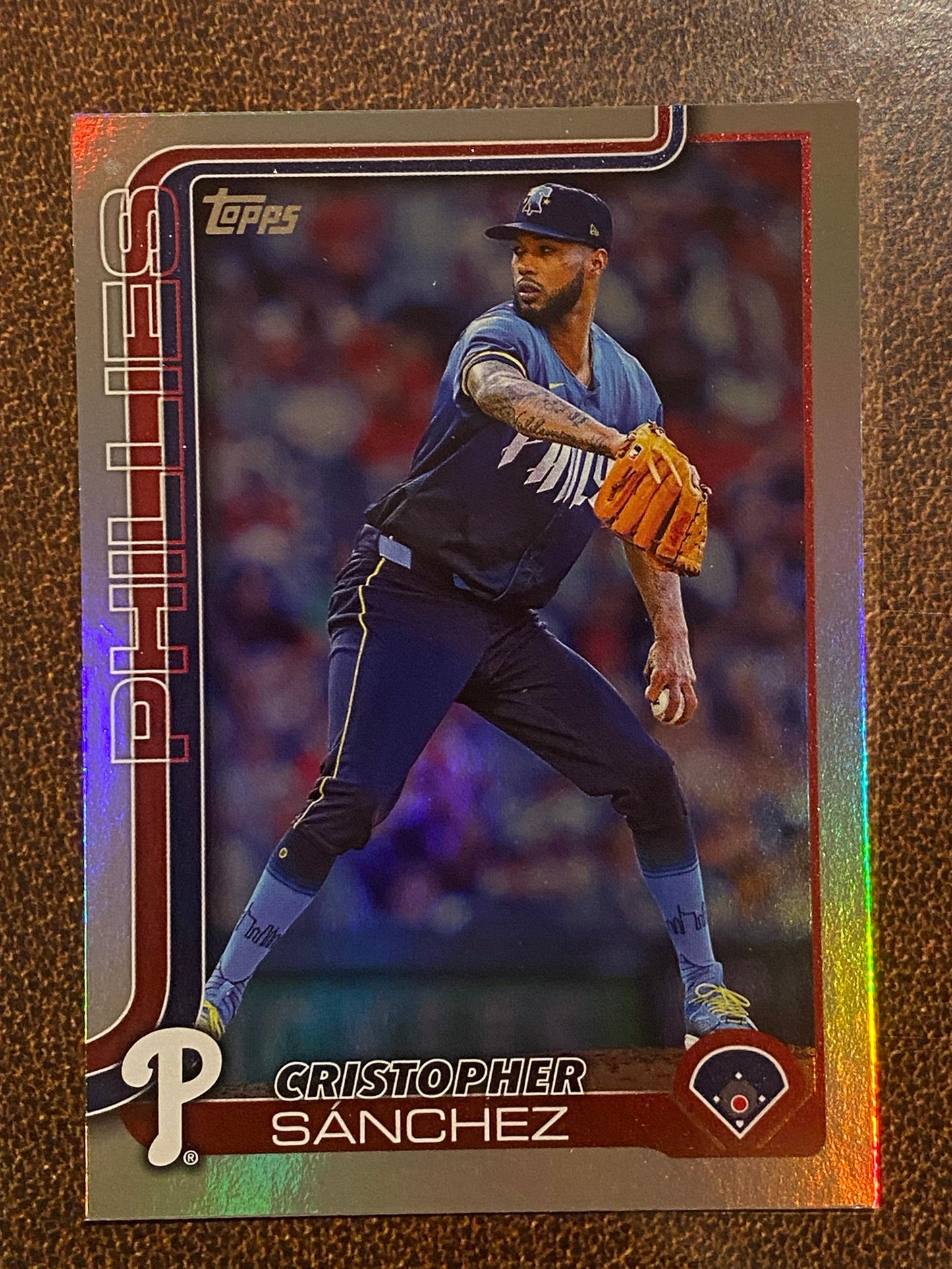 Cristopher Sanchez - 2025 Topps Series 1 - Rainbow Foil - Phillies