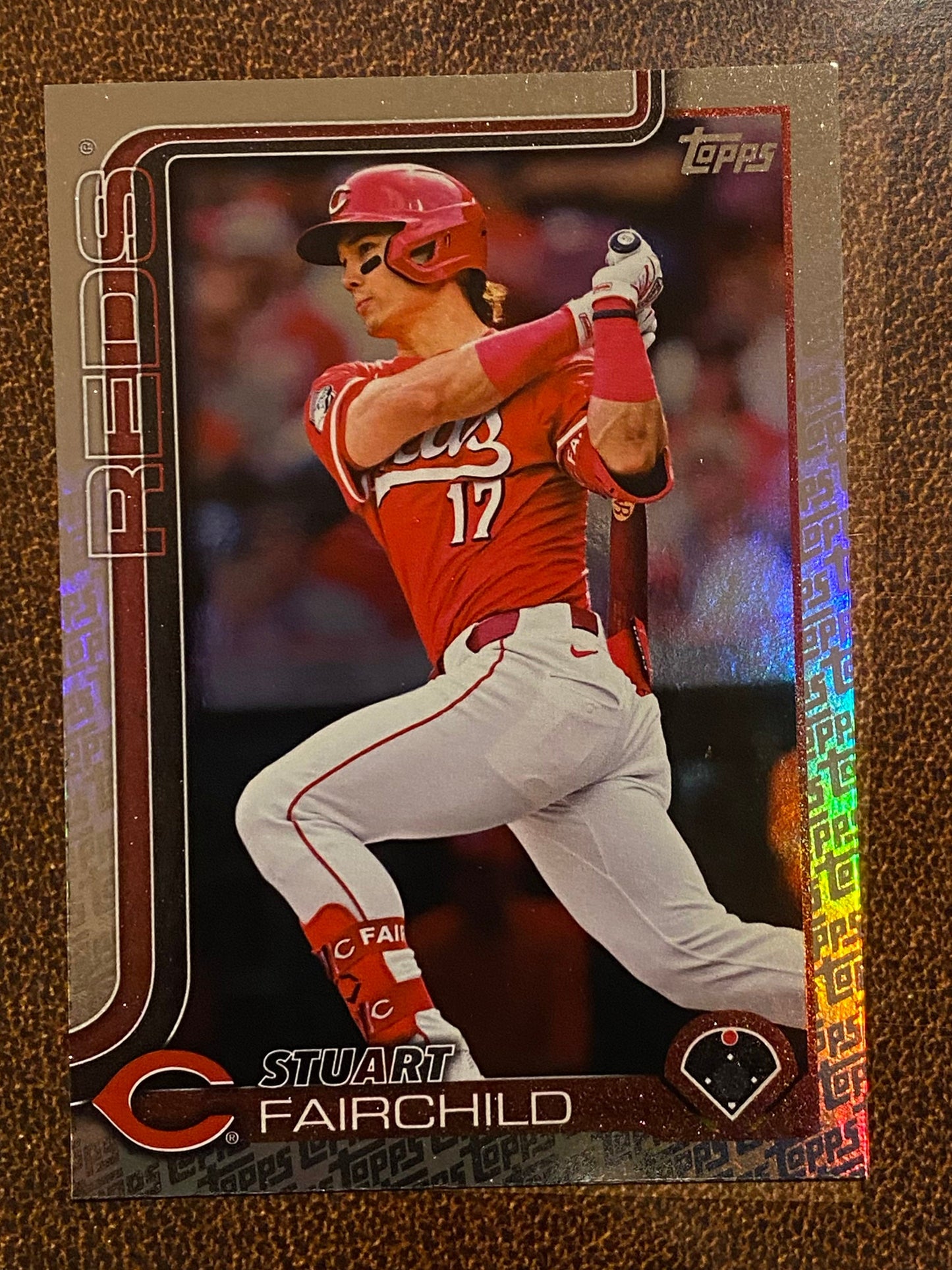 Stuart Fairchild - 2025 Topps Series 2 - Fanatics Exclusive Topps Foil Border - Reds