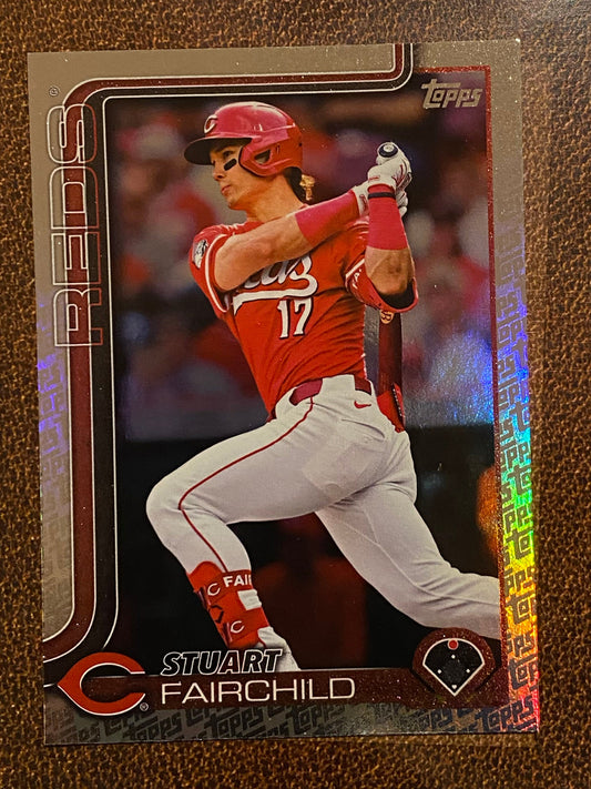 Stuart Fairchild - 2025 Topps Series 2 - Fanatics Exclusive Topps Foil Border - Reds
