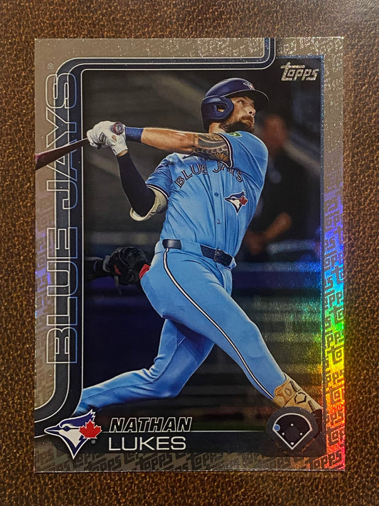 Nathan Lukes - 2025 Topps Series 2 - Fanatics Exclusive Topps Foil Border - Blue Jays