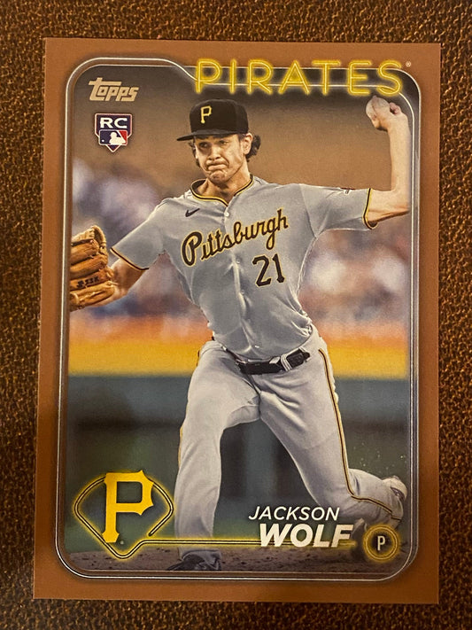 Jackson Wolf - 2024 Topps Series 2 - Gold /2024 - Pirates
