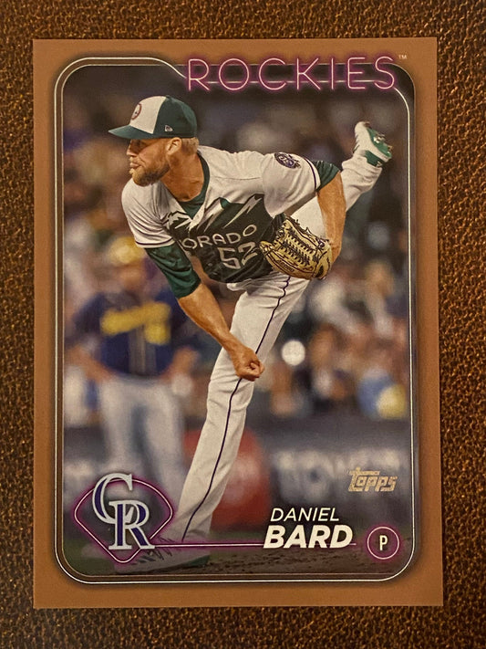 Daniel Bard - 2024 Topps Series 1 - Gold /2024 - Rockies