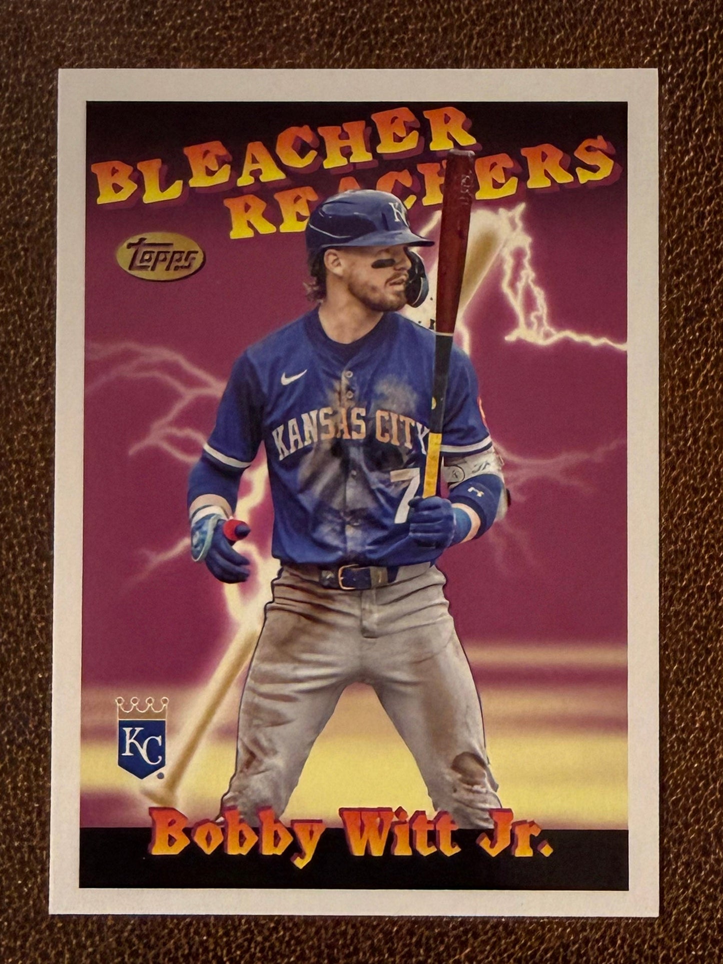 Bobby Witt Jr. - 2025 Topps Update - Bleacher Reachers Insert - Royals