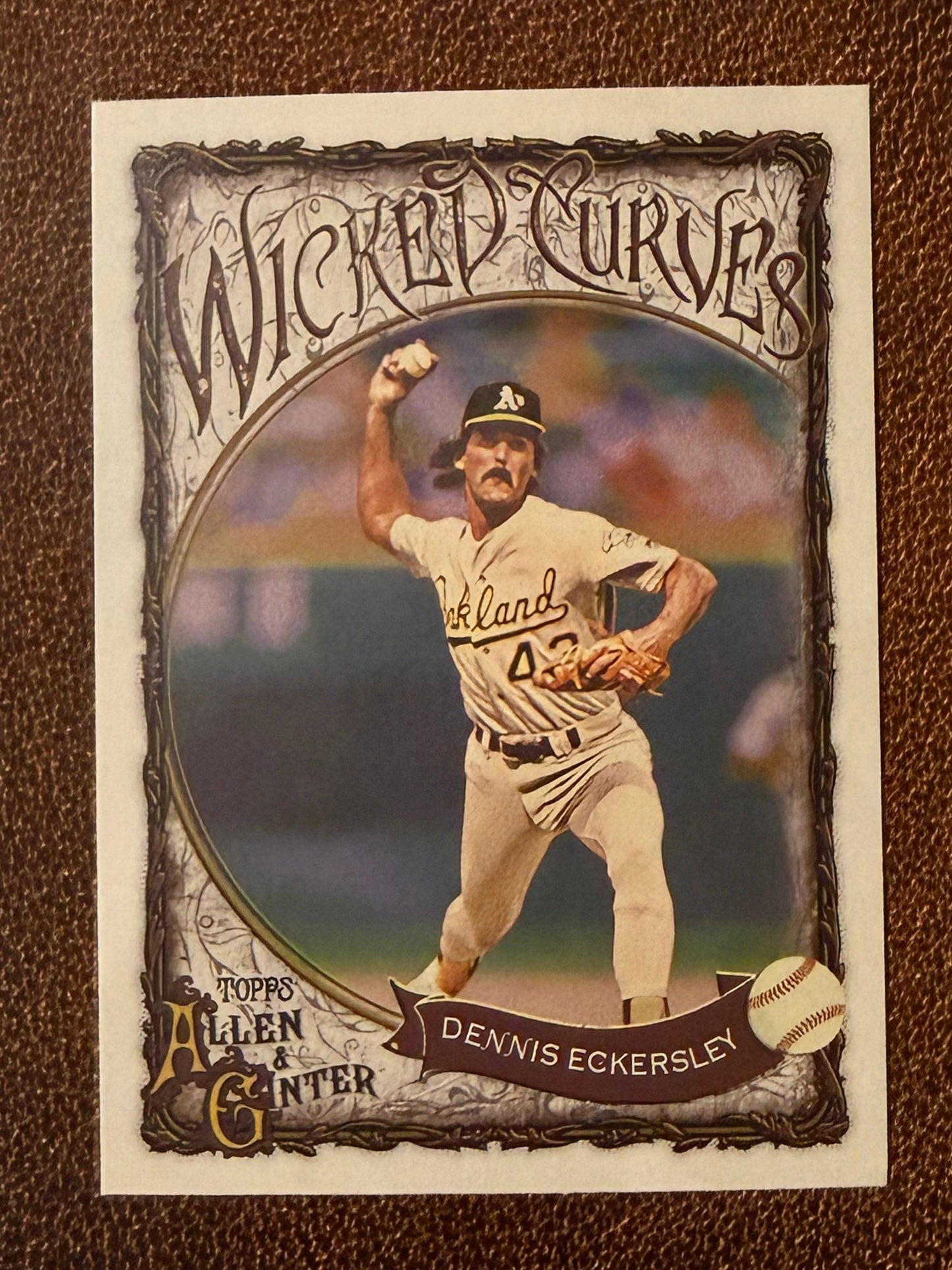 Dennis Eckersley - 2025 Allen & Ginter - Wicked Curves - Athletics