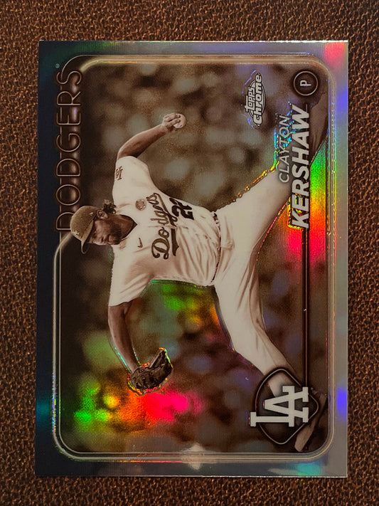 Clayton Kershaw - 2024 Topps Chrome - Sepia Refractor - Dodgers