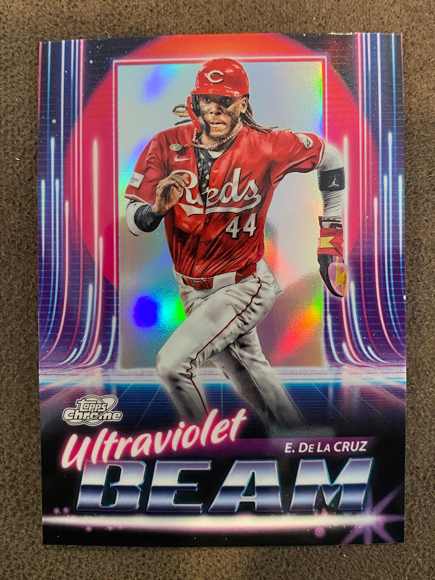 Elly De La Cruz - 2025 Topps Chrome Cosmic - Ultraviolet Beam Insert - Reds