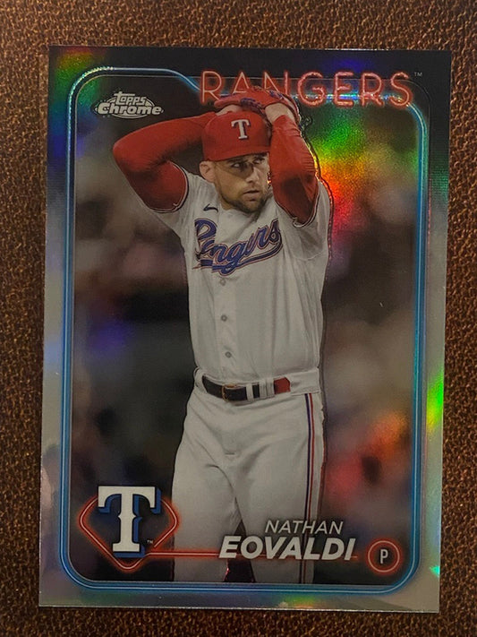 Nathan Eovaldi - 2024 Topps Chrome - Refractor - Rangers