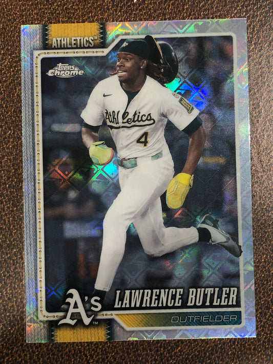 Lawrence Butler - 2026 Topps Chrome Logofractor - Base Logofractor - Athletics