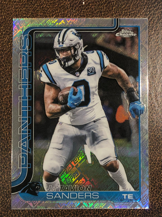 Ja'Tavion Sanders - 2025 Topps Chrome - Topps Foil - Panthers