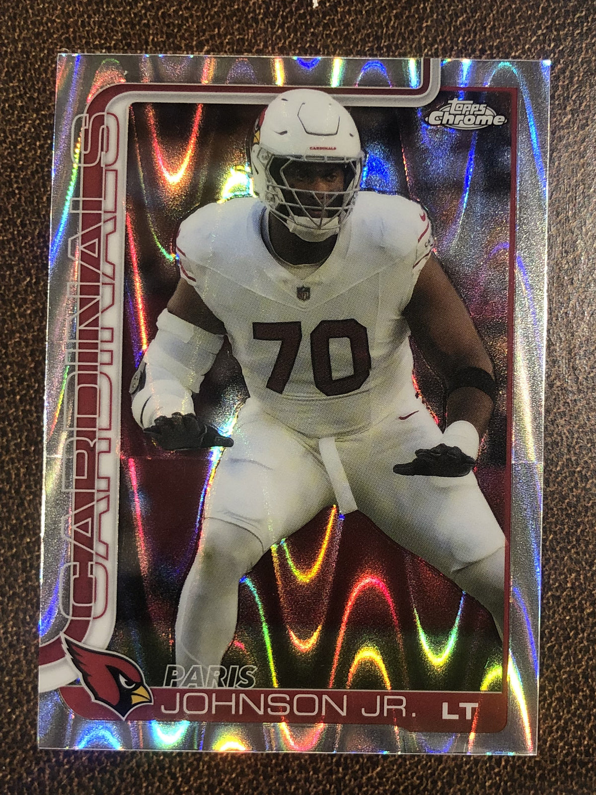 Paris Johnson Jr. - 2025 Topps Chrome - Raywave Refractor - Cardinals