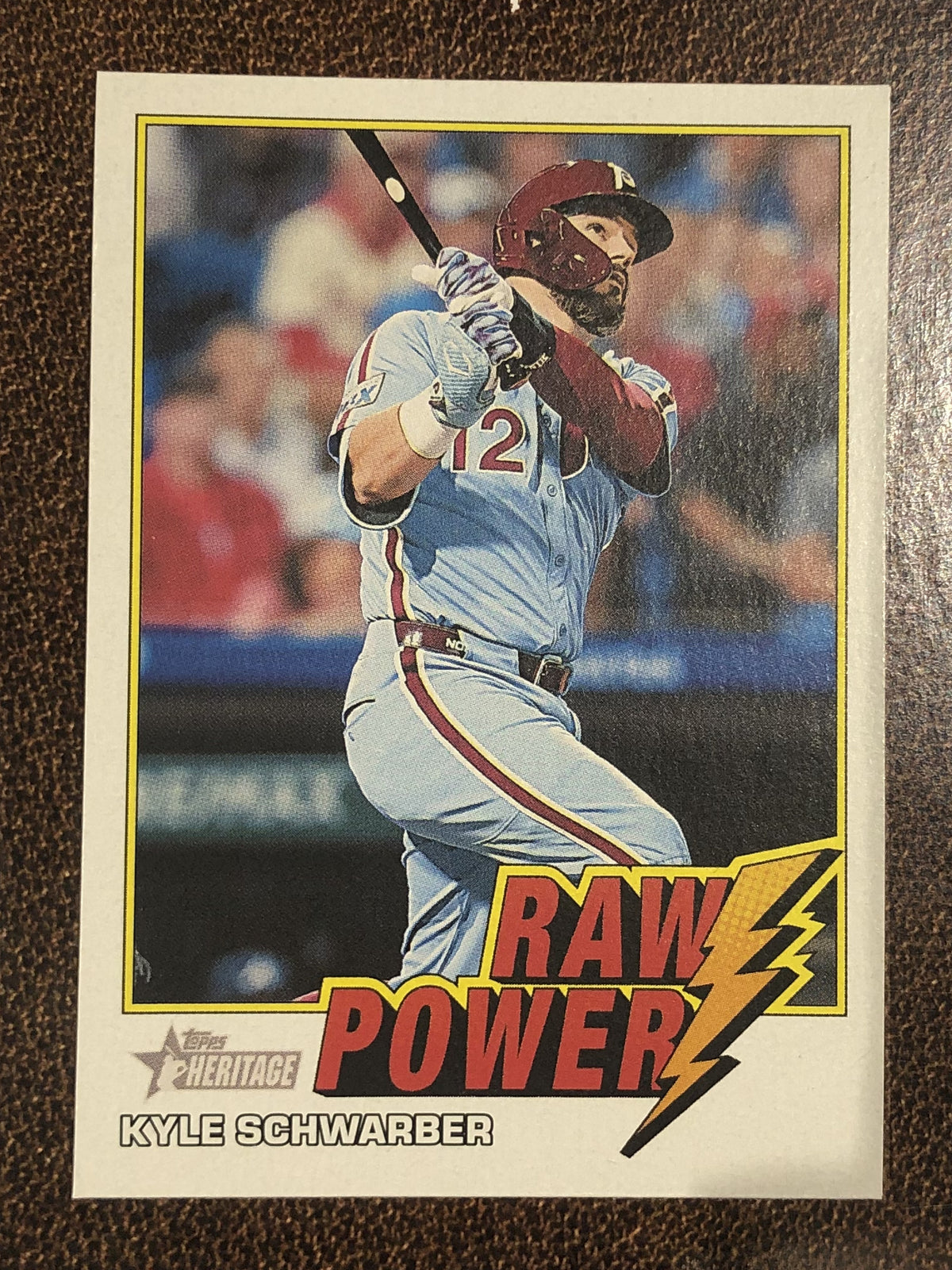 Kyle Schwarber - 2026 Topps Heritage - Raw Power - Phillies