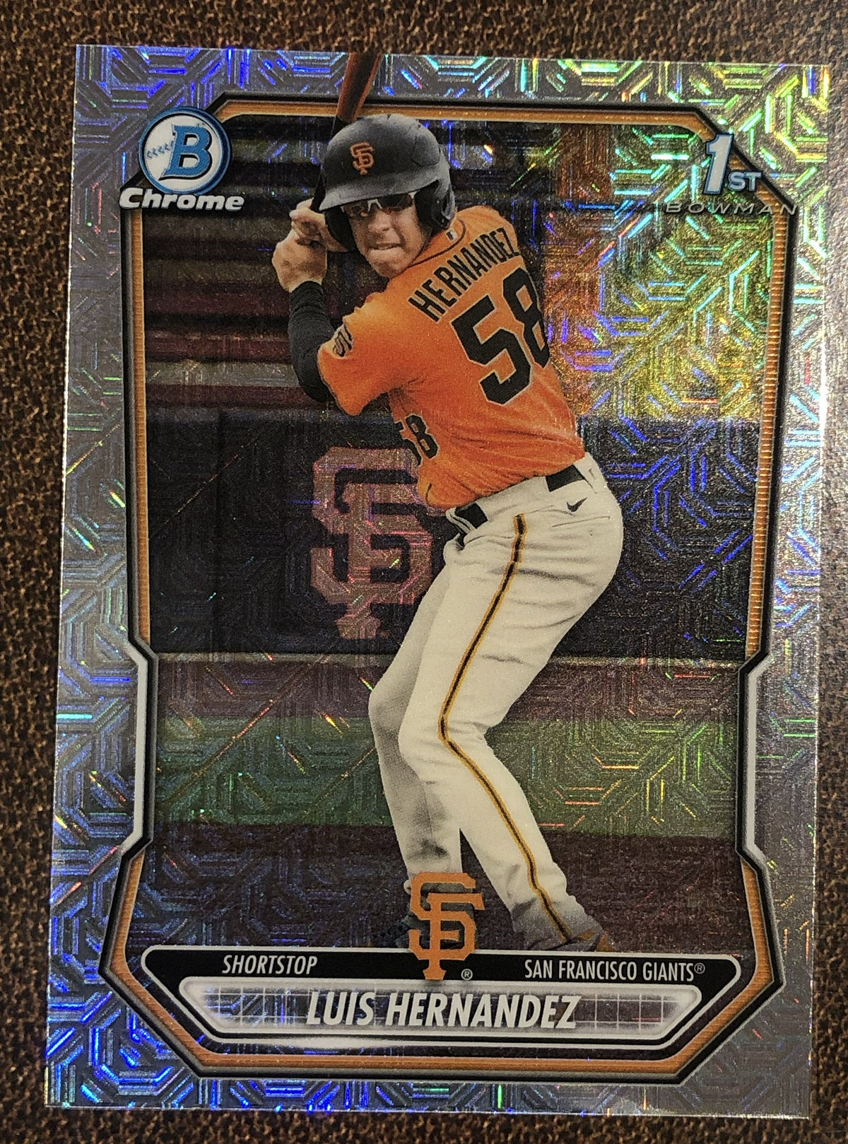 Luis Hernandez - 2026 Bowman Chrome - 1st Bowman MOJO - Giants