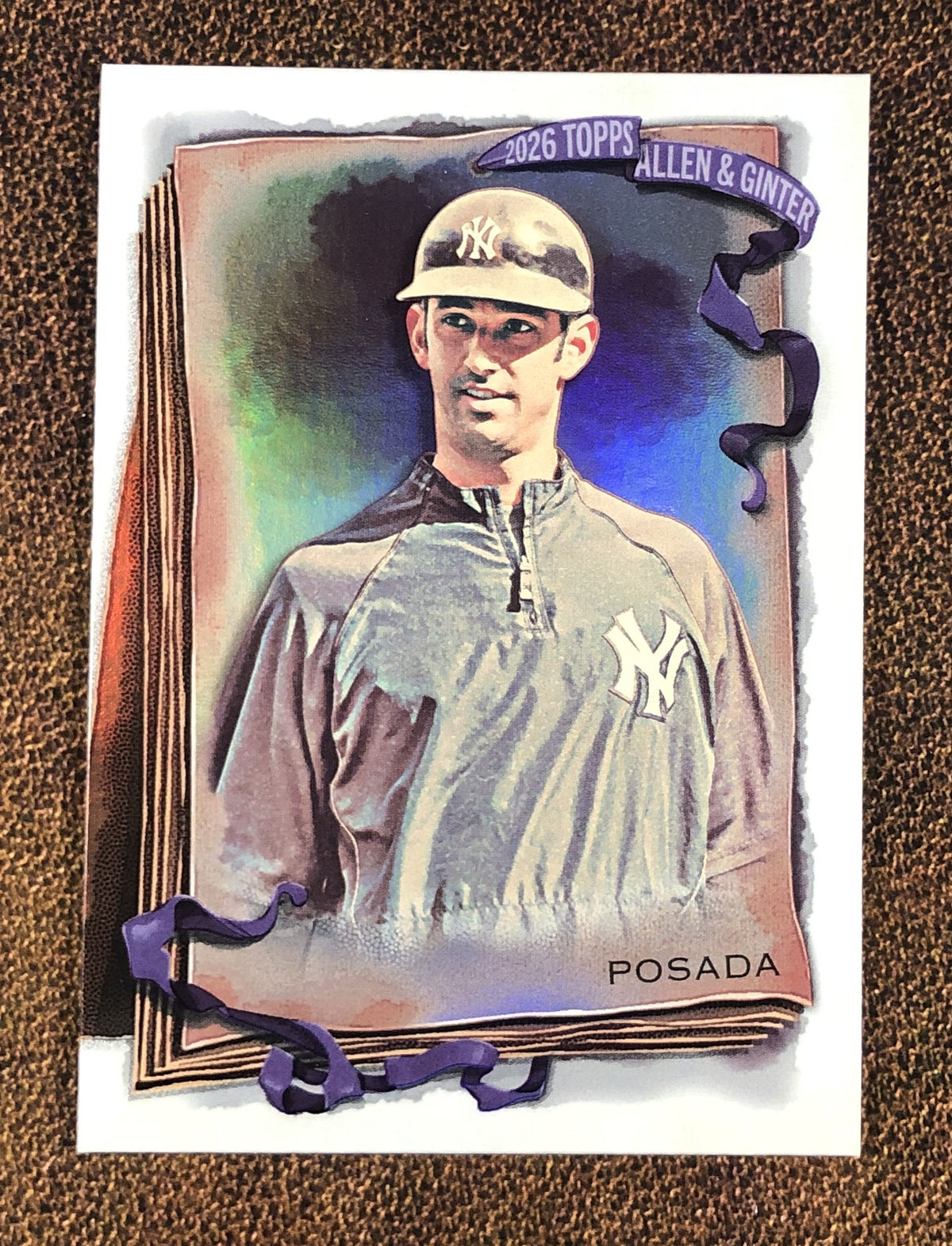 Jorge Posada - 2026 Topps Allen & Ginter - Silver Portrait Foil - Yankees