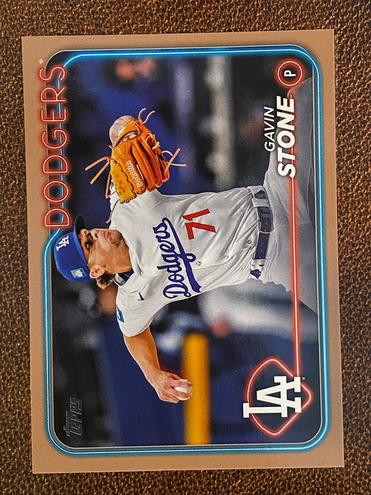 Gavin Stone - 2024 Topps Update - Gold /2024 - Dodgers