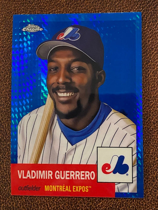 Vladimir Guerrero - 2022 Topps Chrome Platinum Anniversary - Blue Prism - Expos