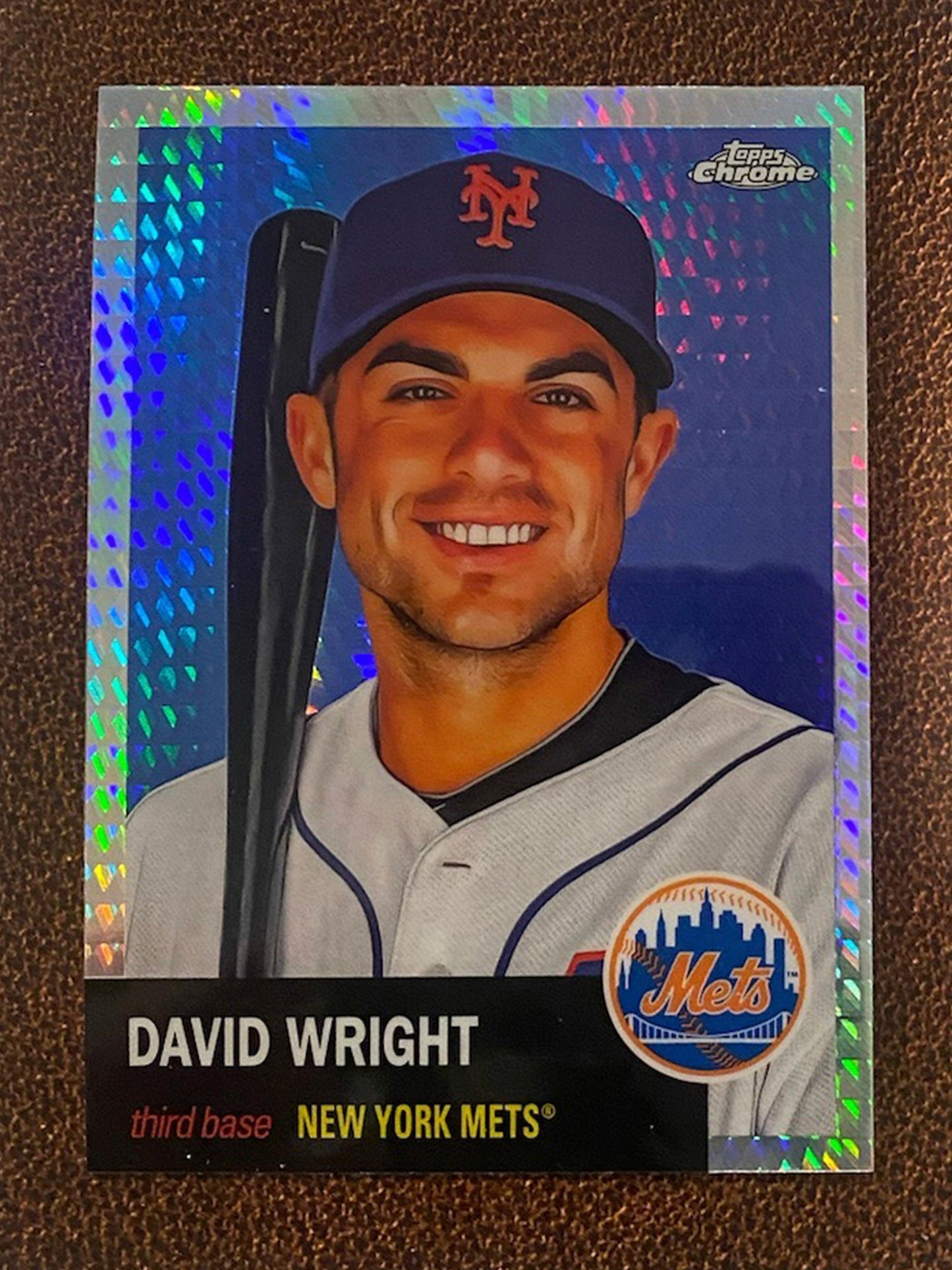 David Wright - 2022 Topps Chrome Platinum Anniversary - Prism Refractor - Mets