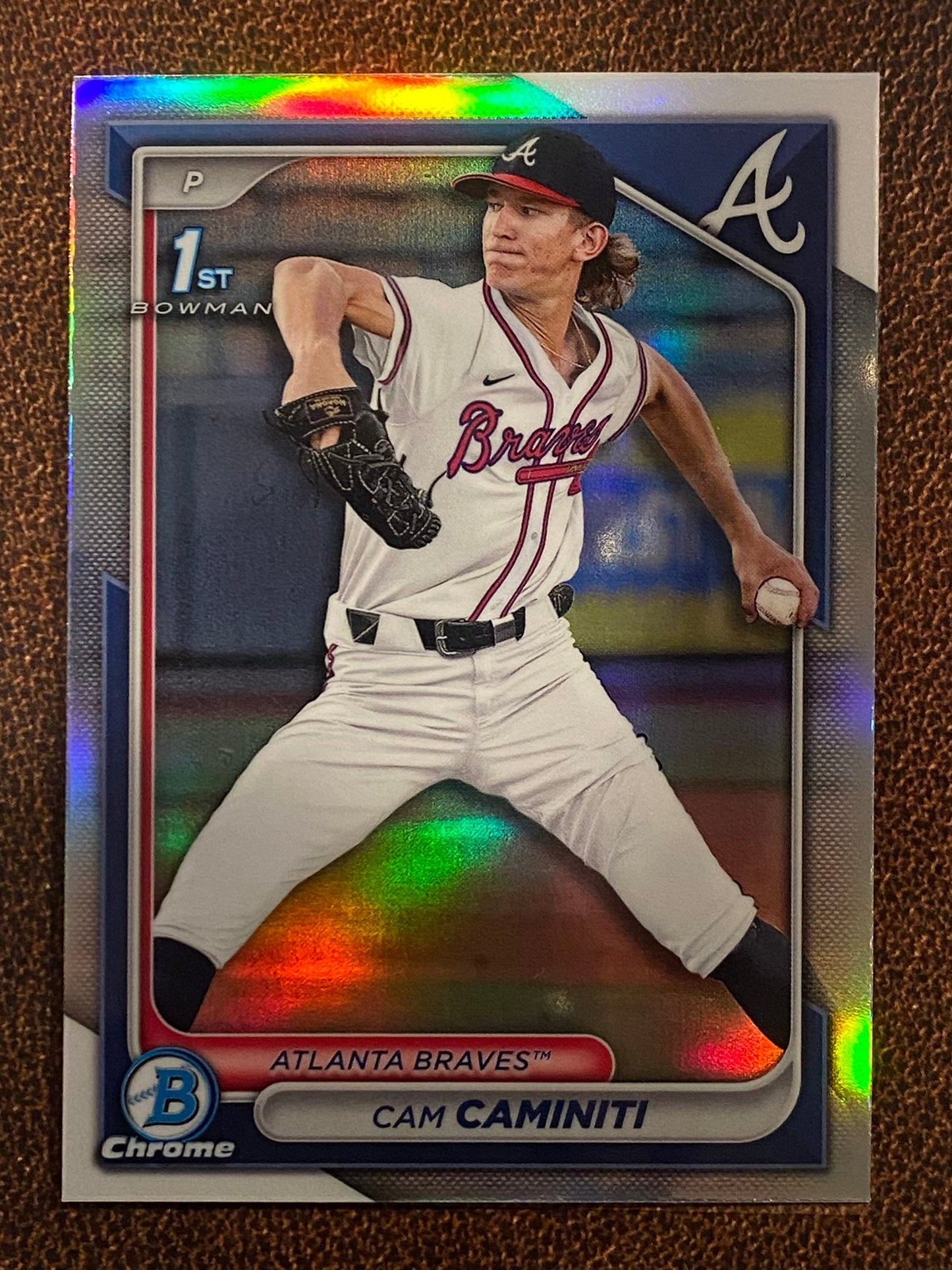 Cam Caminiti - 2024 Bowman Draft - Refractor - Braves