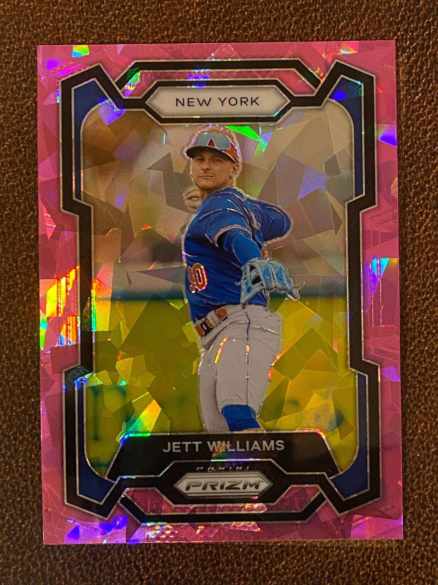 Jett Williams - 2024 Panini Prizm - Pink Ice Mega - Mets