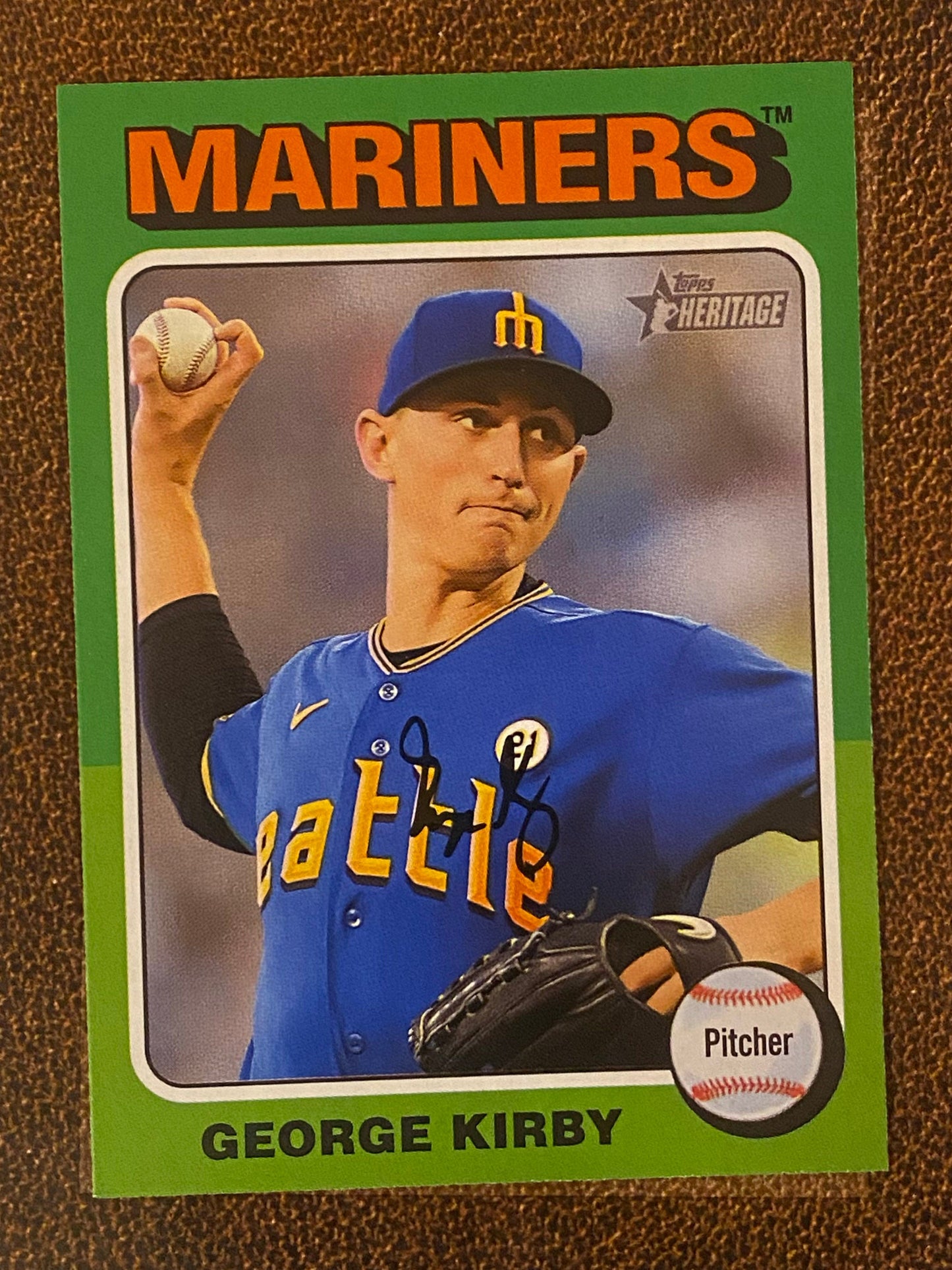 George Kirby - 2024 Topps Heritage - Low Number Short Prints - Mariners