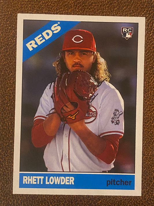 Rhett Lowder - 2025 Topps Heritage - 25th Anniversary Insert - Reds