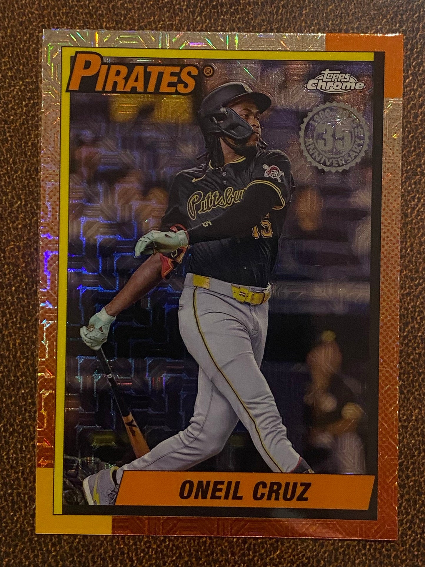 Oneil Cruz - 2025 Topps Series 2 - 1990 Mojo Refractor - Pirates