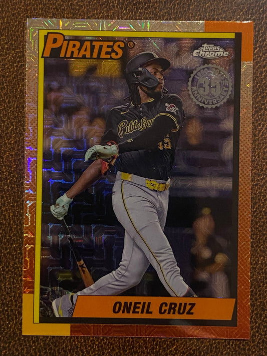 Oneil Cruz - 2025 Topps Series 2 - 1990 Mojo Refractor - Pirates