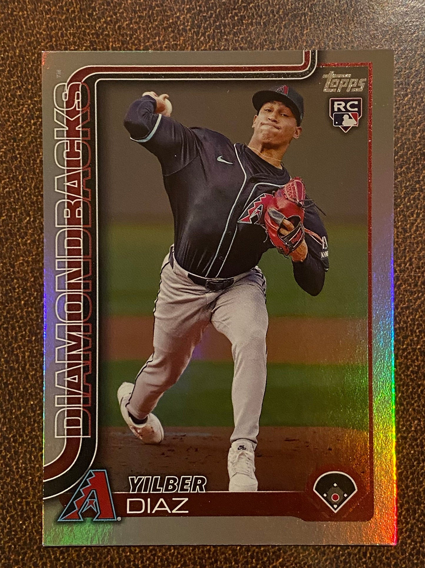 Yilber Diaz - 2025 Topps Series 1 - Rainbow Foil - Diamondbacks
