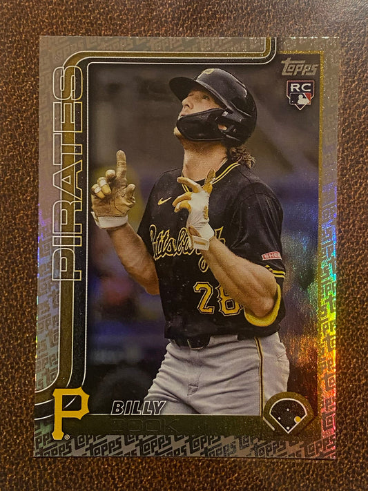 Billy Cook - 2025 Topps Series 2 - Fanatics Exclusive Topps Foil Border - Pirates
