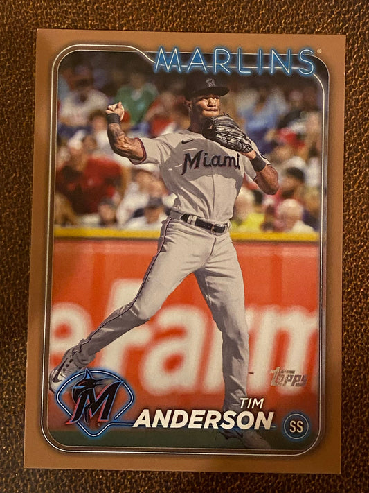 Tim Anderson - 2024 Topps Series 2 - Gold /2024 - Marlins