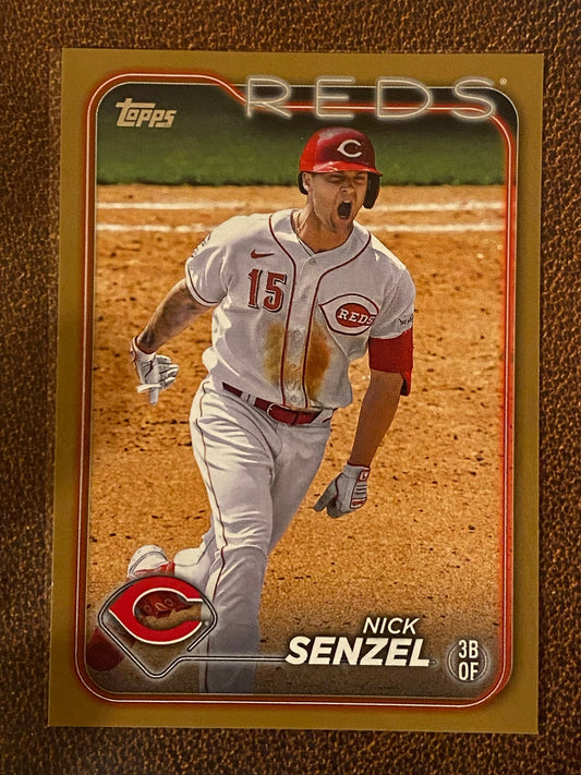 Nick Senzel - 2024 Topps Series 1 - Gold /2024 - Reds