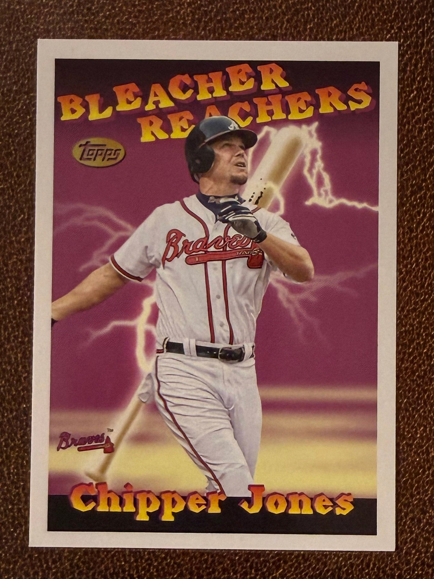 Chipper Jones - 2025 Topps Update - Bleacher Reachers Insert - Braves