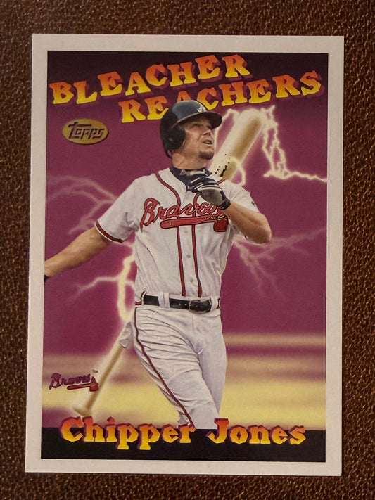 Chipper Jones - 2025 Topps Update - Bleacher Reachers Insert - Braves