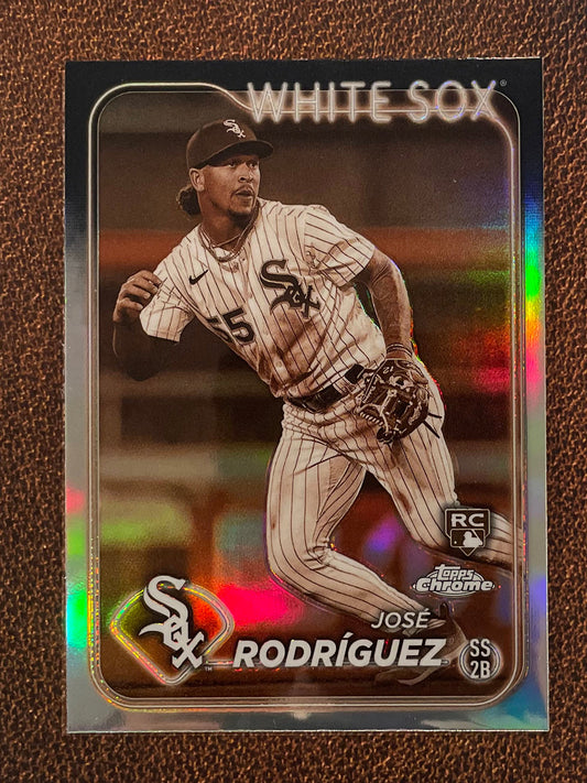 Jose Rodriguez - 2024 Topps Chrome - Sepia Refractor - White Sox