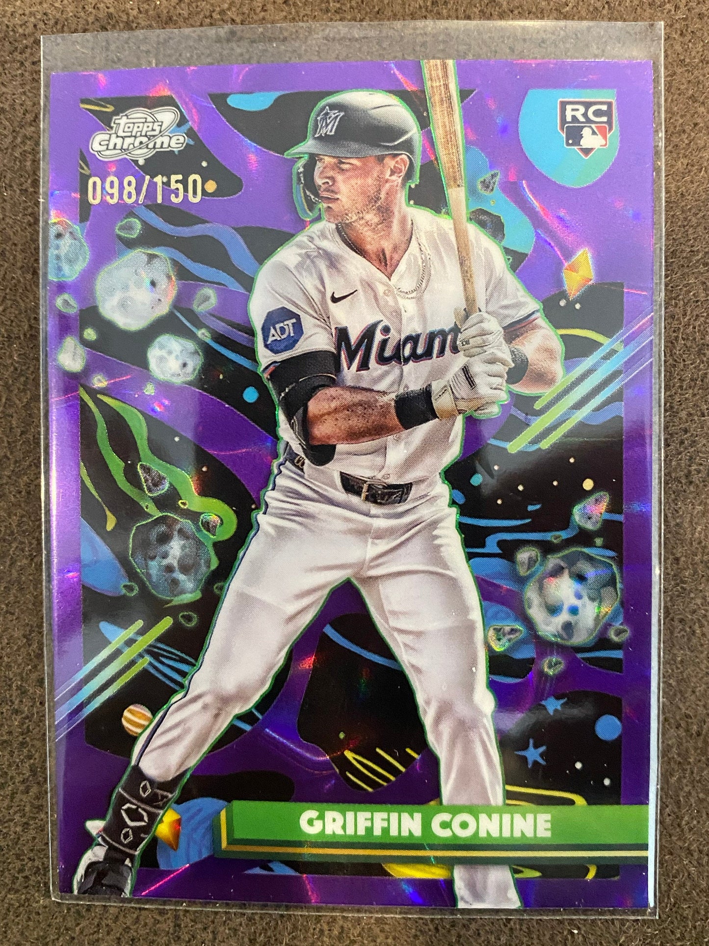 Griffin Conine - 2025 Topps Chrome Cosmic - Purple /150 - Marlins
