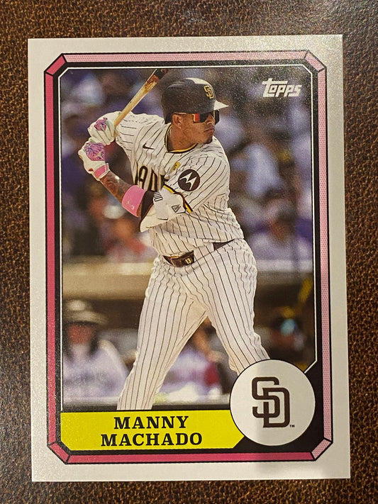 Manny Machado - 2025 Topps Archives - Boardwalk Insert - Padres