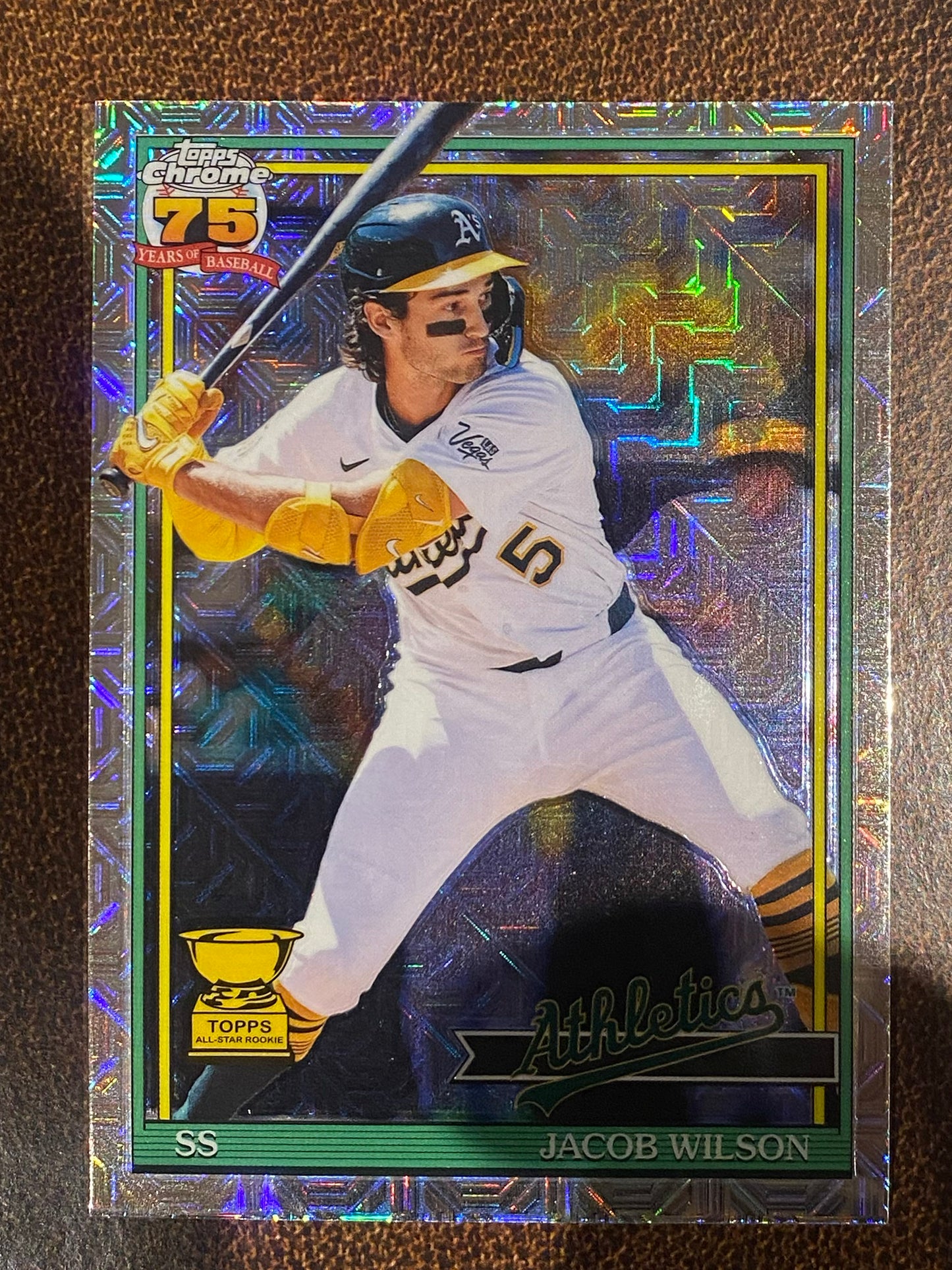 Jacob Wilson - 2026 Topps Series 1 - Mojo Refractor - Athletics