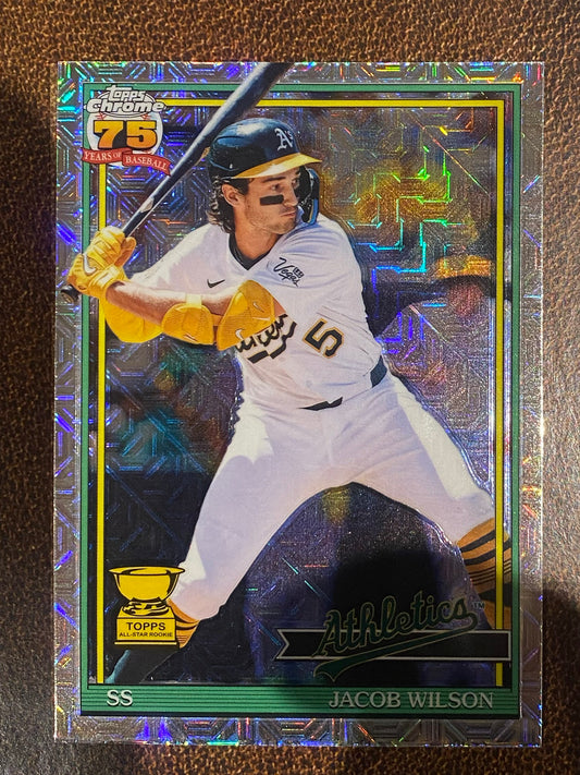Jacob Wilson - 2026 Topps Series 1 - Mojo Refractor - Athletics