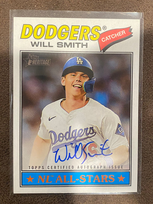 Will Smith - 2026 Topps Heritage - Real One Auto - Dodgers