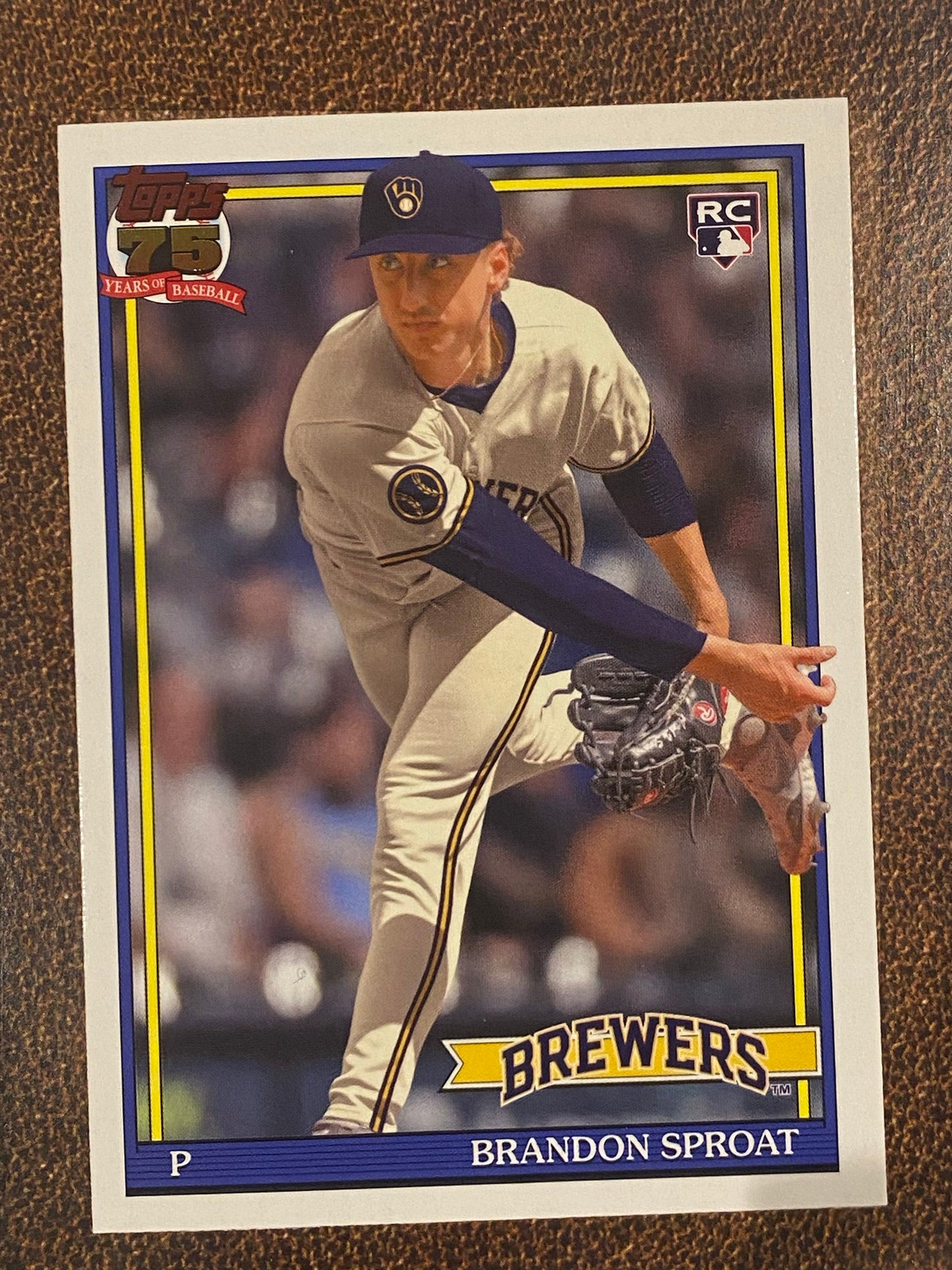 Brandon Sproat - 2026 Topps Series 2 - 1991 Topps - Brewers