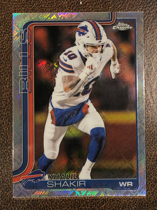 Khalil Shakir - 2025 Topps Chrome - Topps Foil - Bills
