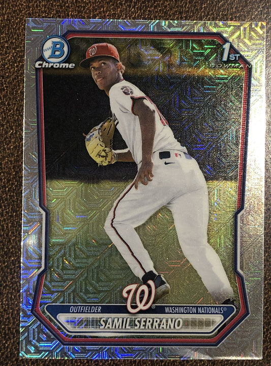 Samil Serrano - 2026 Bowman Chrome - 1st Bowman MOJO - Nationals