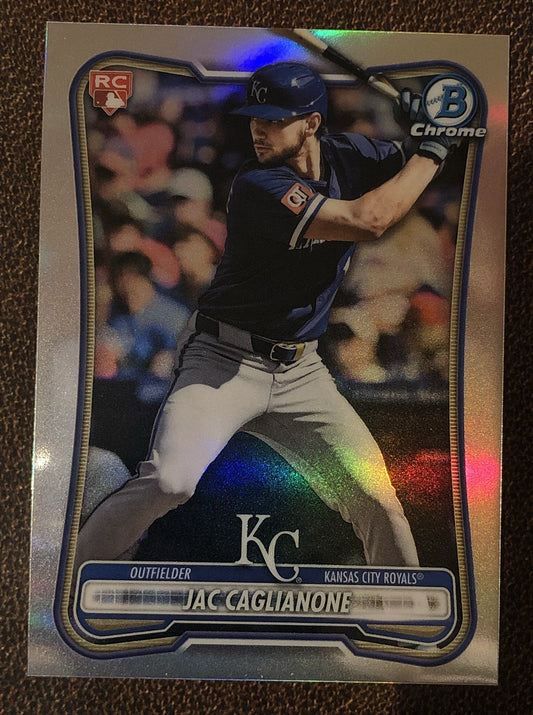 Jac Caglianone - 2026 Bowman Chrome - Red Rookie Redemption - Royals