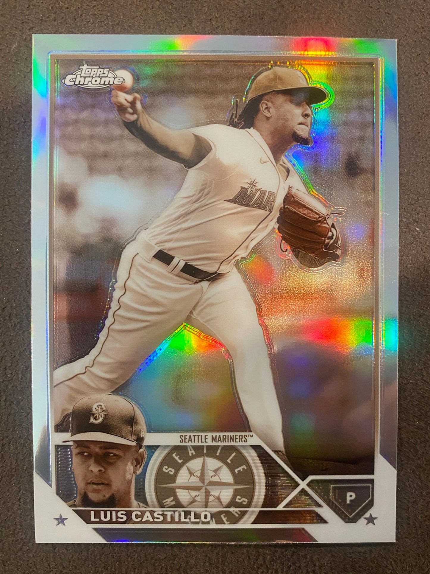 Luis Castillo - 2023 Topps Chrome - Sepia Refractors - Mariners