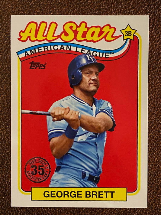 George Brett - 2024 Topps Series 2 - 1989 All-Star Insert - Royals